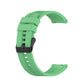 Mint green silicone watch strap with black buckle for Huawei Watch GT 2 42mm