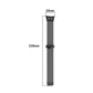 Black Milanese mesh watch strap with pin buckle, replacement wrist band