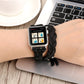 Hand-woven Leather Watchband For Apple Watch Series 6 & SE & 5 & 4 40mm / 3 & 2 & 1 38mm, For Apple Watch Series 7 41mm / 6 & SE & 5 & 4 40mm / 3 & 2 & 1 38mm, For Apple Watch Series 8&7 41mm / SE 2&6&SE&5&4 40mm / 3&2&1 38mm
