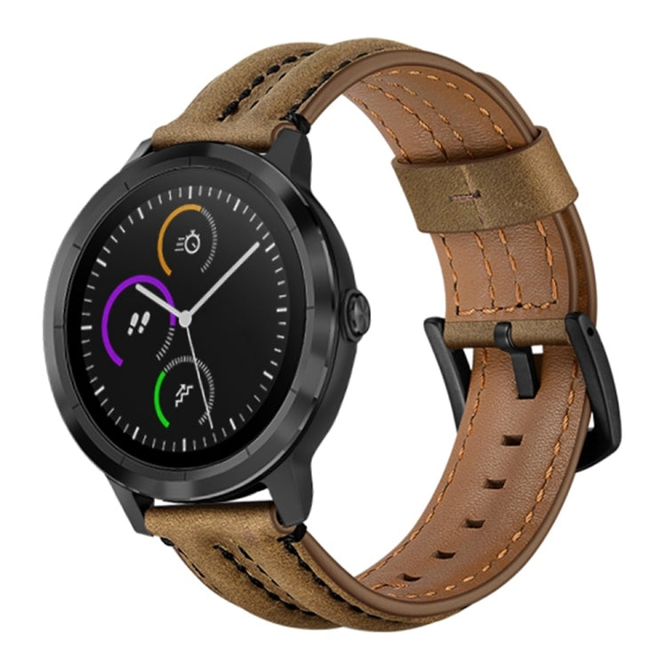 For Garmin Vivoactive3 / Vivomove HR Double Keel Replacement Wrist Strap Watchband