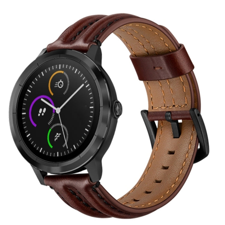 For Garmin Vivoactive3 / Vivomove HR Double Keel Replacement Wrist Strap Watchband
