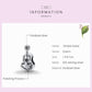 Oxidized sterling silver guitar charm bead with engraved music and rock details