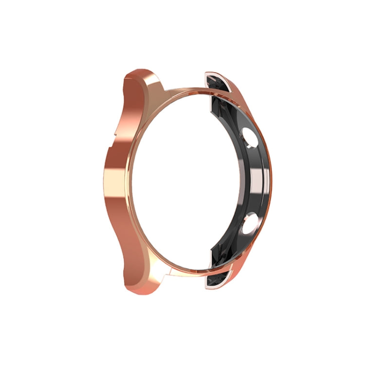 Rose gold TPU bumper case with ring and side cutouts for Huawei GT 42mm