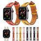 Top-grain Leather Watchband For Apple Watch Series 6 & SE & 5 & 4 40mm / 3 & 2 & 1 38mm
