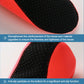 Black water shoe edge and textured anti-slip sole surface
