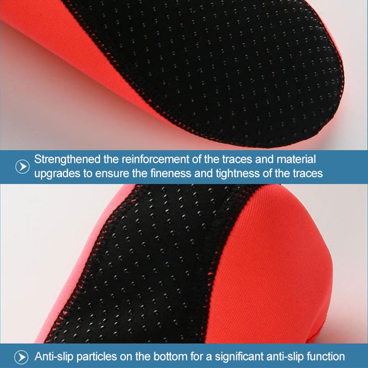 Black water shoe edge and textured anti-slip sole surface