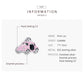 Pink enamel car charm bead with silver-tone accents and open side door window