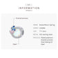 Sterling silver butterfly charm bead with opal-like round center and CZ pave border