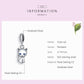 Sterling silver cat charm pendant with blue eyes and curved whiskers, bail loop top