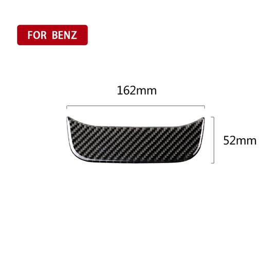 Car Carbon Fiber Rear Air Outlet Lower Decorative Sticker for Mercedes-Benz C Class W205 C180 C200 C300 GLC, Left and Right Drive Universal, Solid Color Rear Air Outlet Lower, Rear Air Outlet Lower