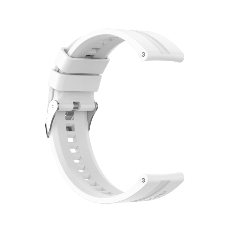 For Amazfit GTR 2e / GTR 2 22mm Silicone Replacement Strap Watchband with Silver Buckle, For Amazfit GTR 2e