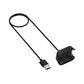Black 1m USB-A charging cable with magnetic watch dock connector