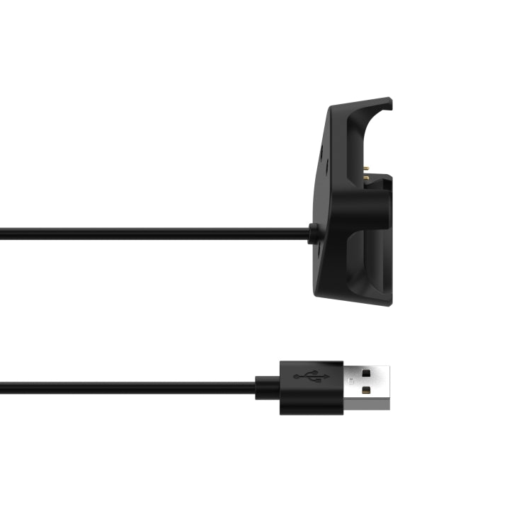 Black USB-A charging cable with magnetic dock side contacts