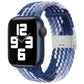 Braided + Stainless Steel Replacement Watchbands For Apple Watch Series 6 & SE & 5 & 4 40mm / 3 & 2 & 1 38mm, For Apple Watch Series 8&7 41mm / SE 2&6&SE&5&4 40mm / 3&2&1 38mm, For Apple Watch Series 7 41mm / 6 & SE & 5 & 4 40mm                        ...