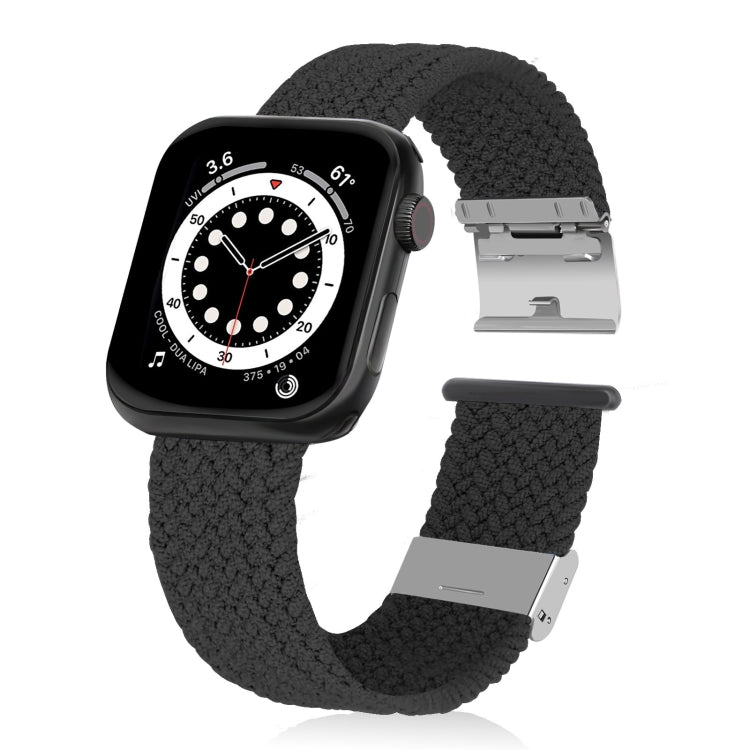 Braided + Stainless Steel Replacement Watchbands For Apple Watch Series 6 & SE & 5 & 4 40mm / 3 & 2 & 1 38mm, For Apple Watch Series 8&7 41mm / SE 2&6&SE&5&4 40mm / 3&2&1 38mm, For Apple Watch Series 7 41mm / 6 & SE & 5 & 4 40mm                        ...
