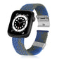 Braided + Stainless Steel Replacement Watchbands For Apple Watch Series 6 & SE & 5 & 4 40mm / 3 & 2 & 1 38mm, For Apple Watch Series 8&7 41mm / SE 2&6&SE&5&4 40mm / 3&2&1 38mm, For Apple Watch Series 7 41mm / 6 & SE & 5 & 4 40mm                        ...