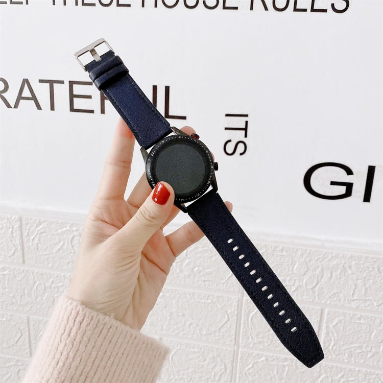 For Huawei Watch GT2 Pro Litchi Texture Leather Replacement Wrist Strap Watchband