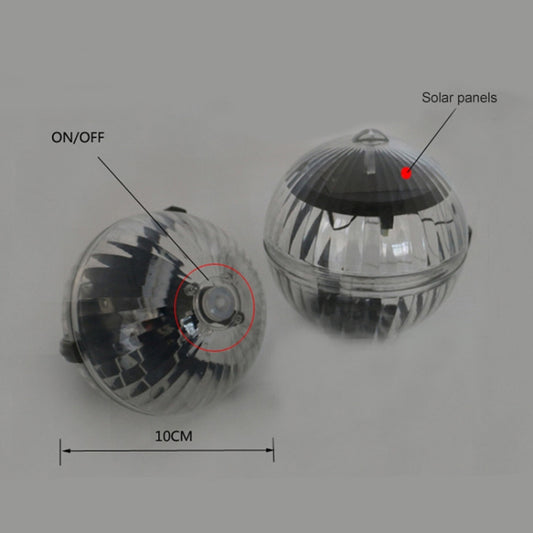 Solar Power Outdoor Pool Floating Ball Waterproof Light Garden Decoration Lamp, Floating Ball Warm Light, Floating Ball Colorful Light