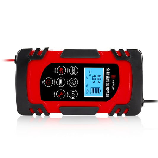 DEMUDA DC-80 Car Battery Charger 12V/24V Intelligent Pulse Repair Type Lead-acid Battery, AU Plug, US Plug, EU Plug, JP Plug, UK Plug