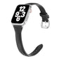 Universal T-shaped Thin Leather Watch Strap, For Apple Watch Series 7 45mm / 6 & SE & 5 & 4 44mm / 3 & 2 & 1 42mm, For Apple Watch Series 7 41mm / 6 & SE & 5 & 4 40mm / 3 & 2 & 1 38mm                                                                     ...
