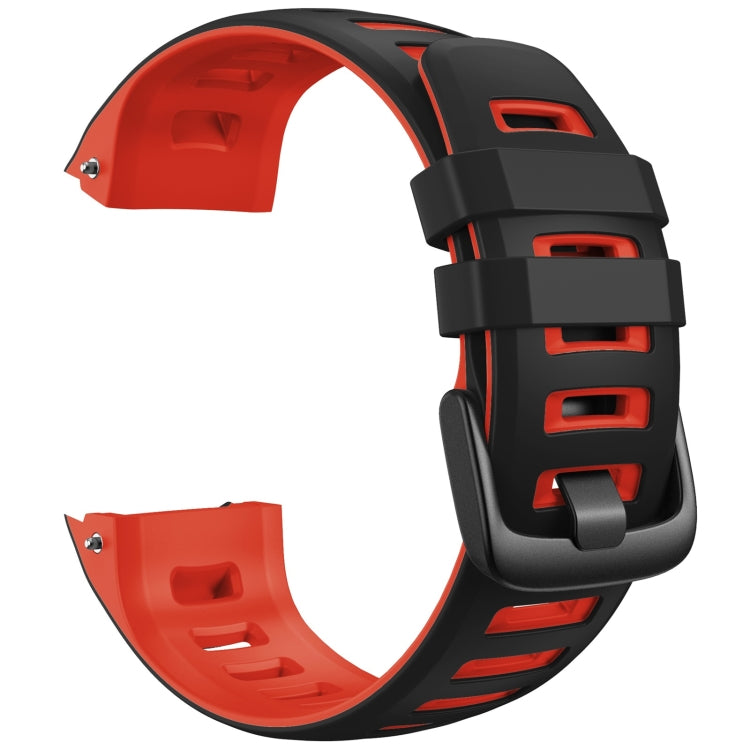 For Garmin Instinct / Instinct Esports Two-color Silicone Replacement Strap Watchband