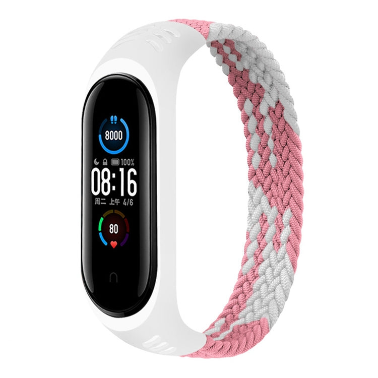 For Xiaomi Mi Band 6 / 5 / 4 / 3 / 2 Universal Silicone Elasticity Weave Replacement Strap Watchband, XS 140mm, S 150mm, M 160mm, L 170mm, XL 180mm