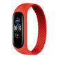 For Xiaomi Mi Band 6 / 5 / 4 / 3 / 2 Universal Silicone Elasticity Weave Replacement Strap Watchband, XS 140mm, S 150mm, M 160mm, L 170mm, XL 180mm