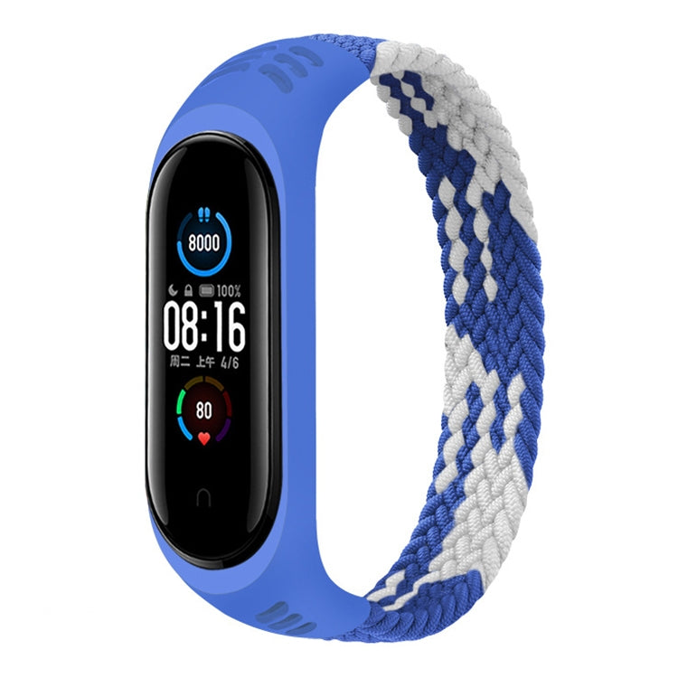 For Xiaomi Mi Band 6 / 5 / 4 / 3 / 2 Universal Silicone Elasticity Weave Replacement Strap Watchband, XS 140mm, S 150mm, M 160mm, L 170mm, XL 180mm
