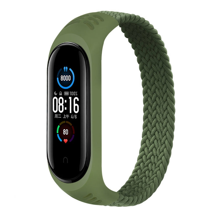 For Xiaomi Mi Band 6 / 5 / 4 / 3 / 2 Universal Silicone Elasticity Weave Replacement Strap Watchband, XS 140mm, S 150mm, M 160mm, L 170mm, XL 180mm