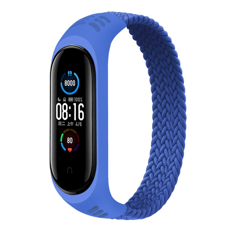 For Xiaomi Mi Band 6 / 5 / 4 / 3 / 2 Universal Silicone Elasticity Weave Replacement Strap Watchband, XS 140mm, S 150mm, M 160mm, L 170mm, XL 180mm