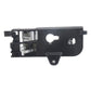 Front right inner door handle latch assembly with silver lever and black mounting frame