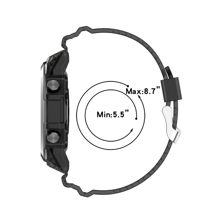 Silicone Integrated Translucent Replacement Strap Watchband, For Huawei Watch GT 2