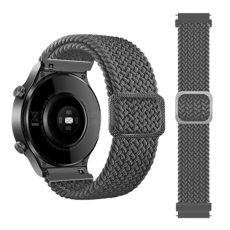 Adjustable Nylon Braided Elasticity Replacement Strap Watchband, For Samsung Galaxy Watch 3 45mm