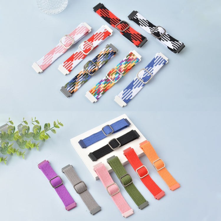 Adjustable Nylon Braided Elasticity Replacement Strap Watchband, For Samsung Galaxy Watch 3 45mm