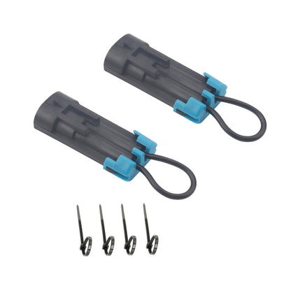 A6202 2 PCS ATV Seat Belt Harness Bypass Plug with Cable Tie for Polaris, A6202