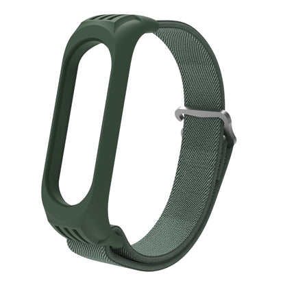 For Xiaomi Mi Band 6 / 5 / 4 / 3 9-shaped Buckle Twill Replacement Strap Watchband