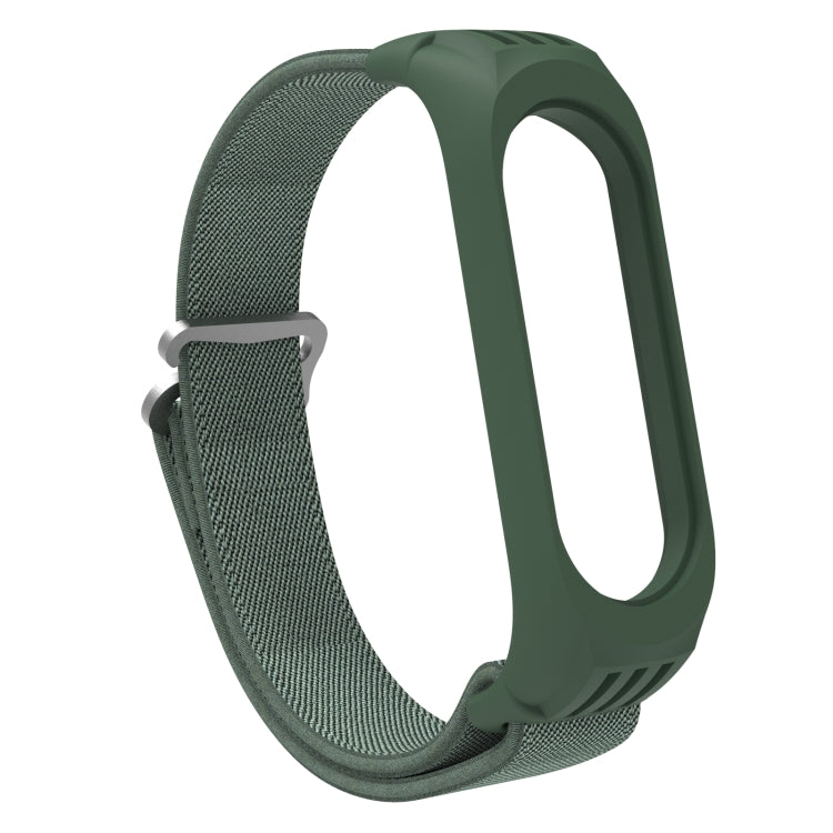 For Xiaomi Mi Band 6 / 5 / 4 / 3 9-shaped Buckle Twill Replacement Strap Watchband