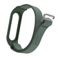 For Xiaomi Mi Band 6 / 5 / 4 / 3 9-shaped Buckle Twill Replacement Strap Watchband