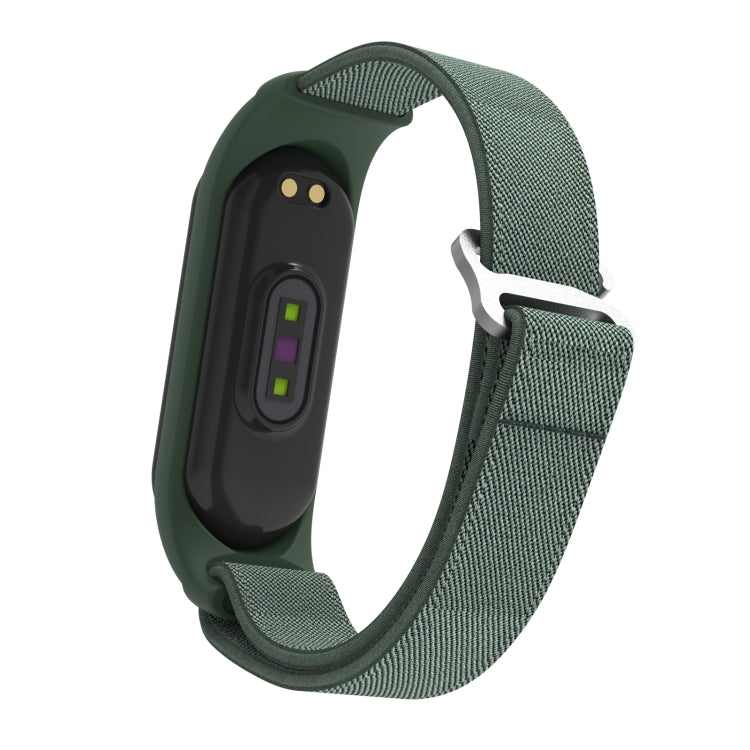 For Xiaomi Mi Band 6 / 5 / 4 / 3 9-shaped Buckle Twill Replacement Strap Watchband