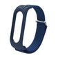 For Xiaomi Mi Band 6 / 5 / 4 / 3 9-shaped Buckle Twill Replacement Strap Watchband