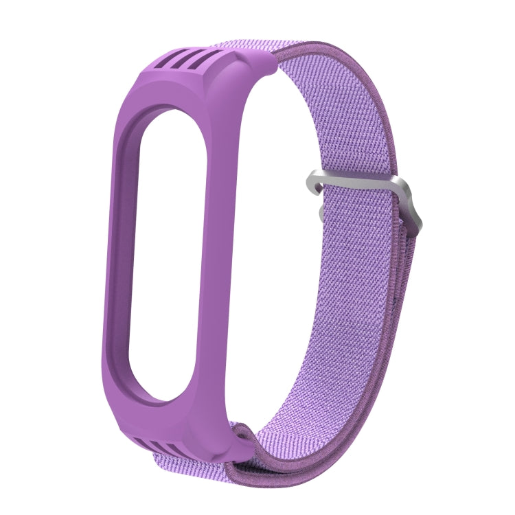 For Xiaomi Mi Band 6 / 5 / 4 / 3 9-shaped Buckle Twill Replacement Strap Watchband