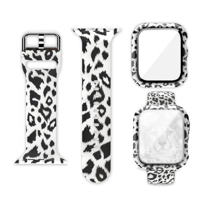 Silicone Printing Integrated Replacement Watch Case Watchband, For Apple Watch Series 6 / 5 / 4 / Watch SE 44mm, For Apple Watch Series 6 / 5 / 4 / Watch SE 40mm, For Apple Watch Series 3 & 2 & 1 42mm, For Apple Watch Series 3 & 2 & 1 38mm