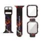 Silicone Printing Integrated Replacement Watch Case Watchband, For Apple Watch Series 6 / 5 / 4 / Watch SE 44mm, For Apple Watch Series 6 / 5 / 4 / Watch SE 40mm, For Apple Watch Series 3 & 2 & 1 42mm, For Apple Watch Series 3 & 2 & 1 38mm