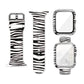 Silicone Printing Integrated Replacement Watch Case Watchband, For Apple Watch Series 6 / 5 / 4 / Watch SE 44mm, For Apple Watch Series 6 / 5 / 4 / Watch SE 40mm, For Apple Watch Series 3 & 2 & 1 42mm, For Apple Watch Series 3 & 2 & 1 38mm