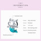 Oxidized sterling silver cat mermaid charm bead with turquoise blue enamel tail