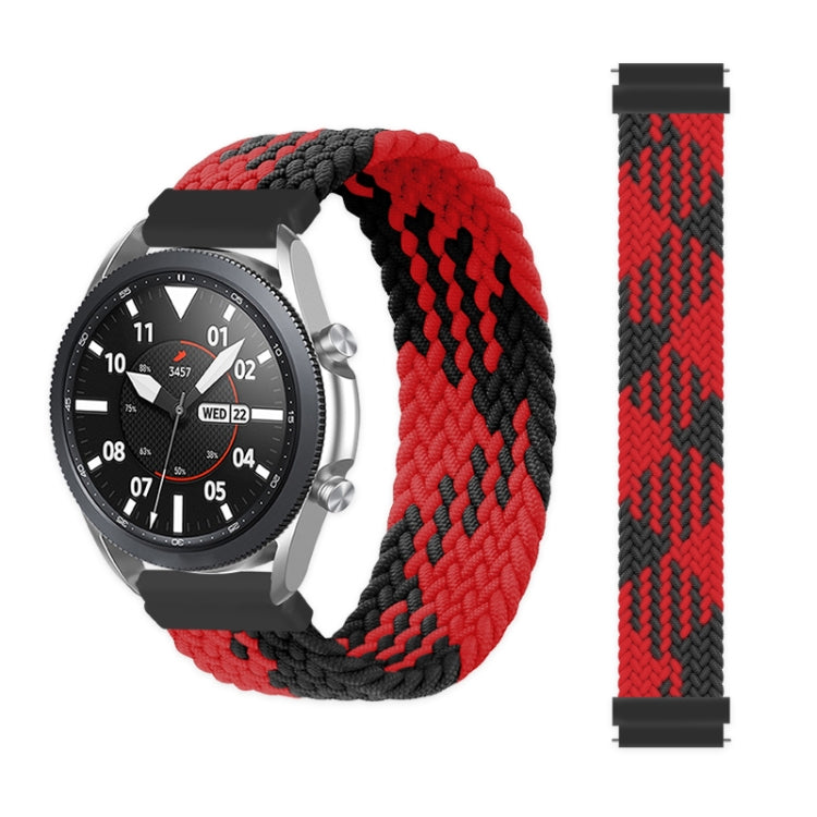For Garmin Vivoactive 3 Adjustable Nylon Braided Elasticity Replacement Strap Watchband, 125mm, 135mm, 145mm, 155mm, 165mm