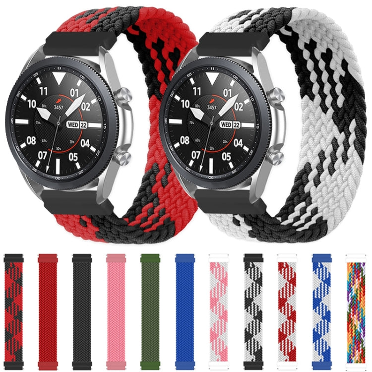 For Samsung Galaxy Watch 3 41mm Adjustable Nylon Braided Elasticity Replacement Strap Watchband, 125mm, 135mm, 145mm, 155mm, 165mm