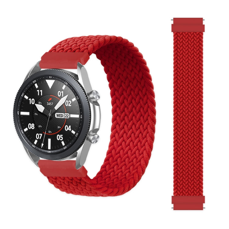 For Samsung Galaxy Watch 3 45mm Adjustable Nylon Braided Elasticity Replacement Strap Watchband, 125mm, 135mm, 145mm, 155mm, 165mm