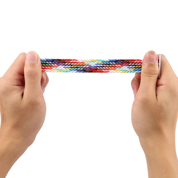 Metal Head Braided Nylon Replacement Watchbands, Size: L 165mm For Apple Watch Series 6 & SE & 5 & 4 44mm / 3 & 2 & 1 42mm, L 165mm 44mm / 42mm