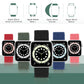 Metal Head Braided Nylon Solid Color Replacement Strap Watchband For Apple Watch Series 6 & SE & 5 & 4 44mm / 3 & 2 & 1 42mm, XS 135mm, S 145mm, M 155mm, L 165mm